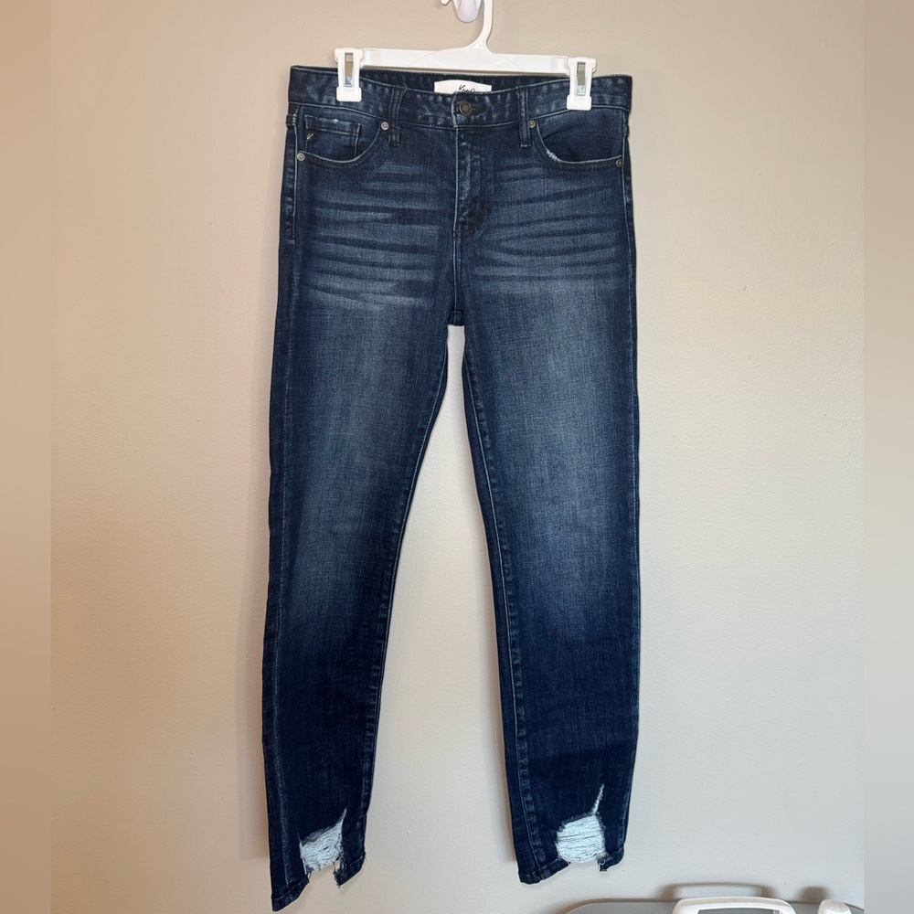 KanCan Women's High Rise Jeans - Dark Blue